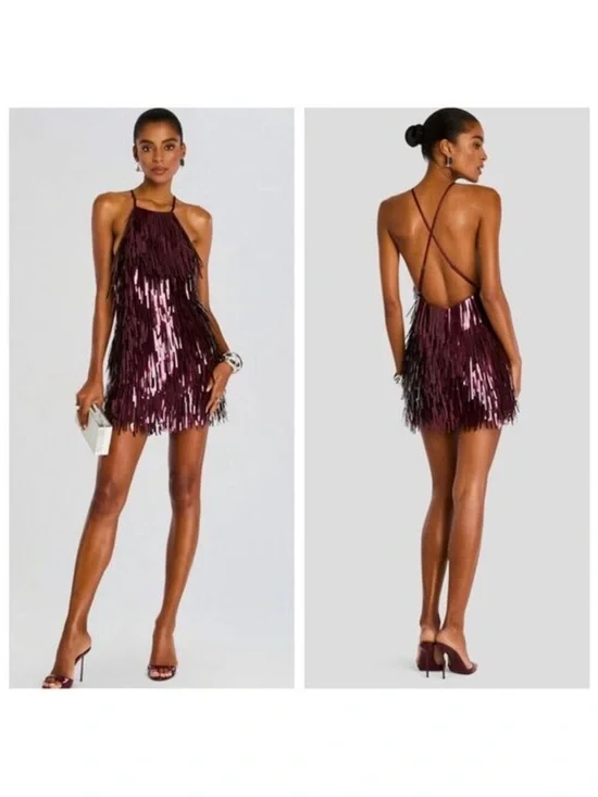 NWT Retrofete ROMEE rectangle sequins Dress Size Small - Picture 8 of 8